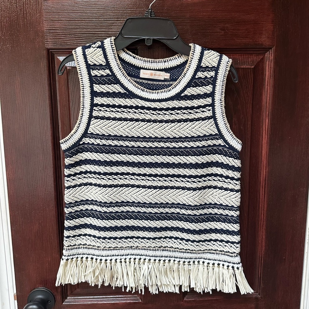 Tory Burch Crochet Tank Top